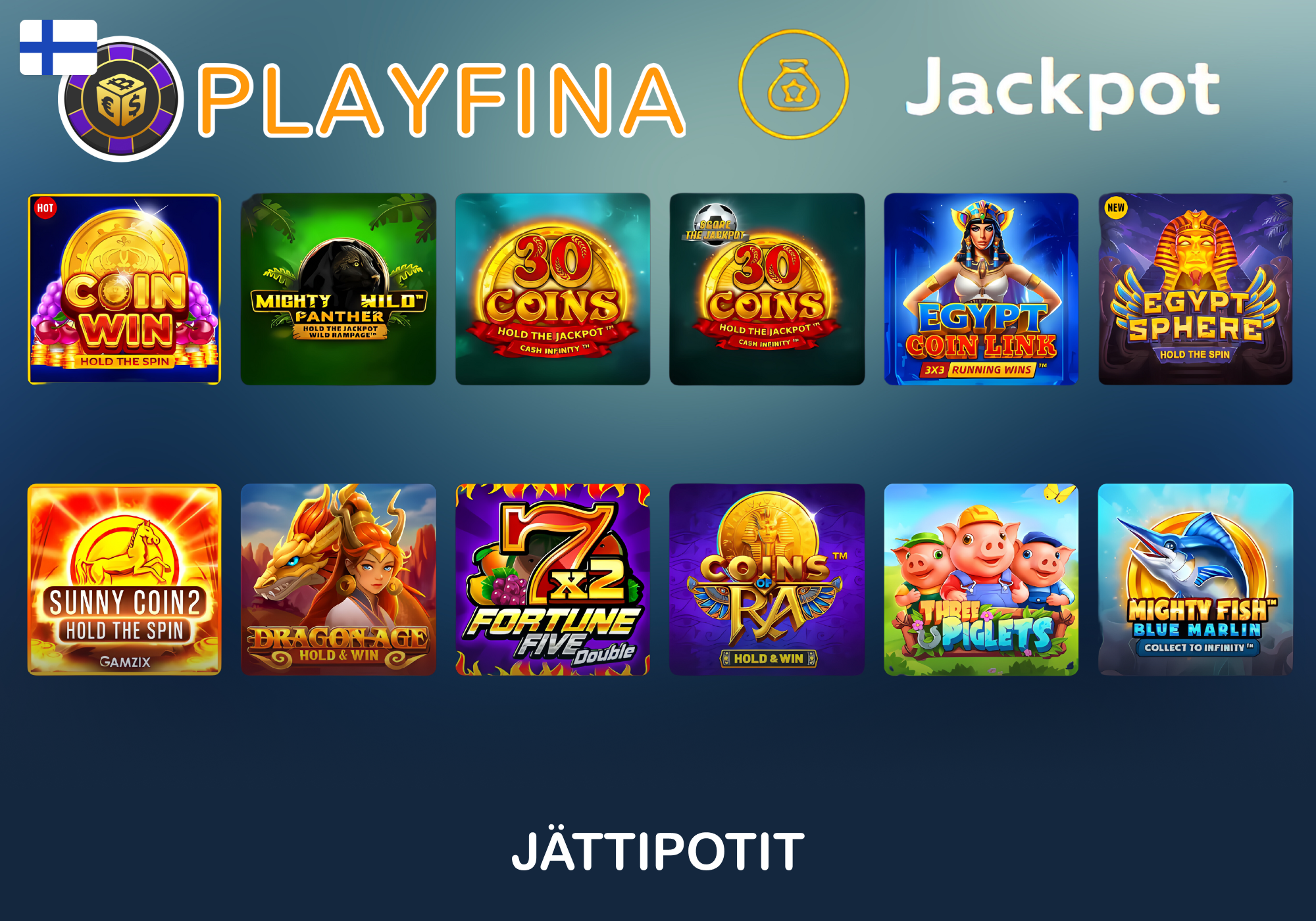 Suositut jackpot-pelit Playfina kasinolla