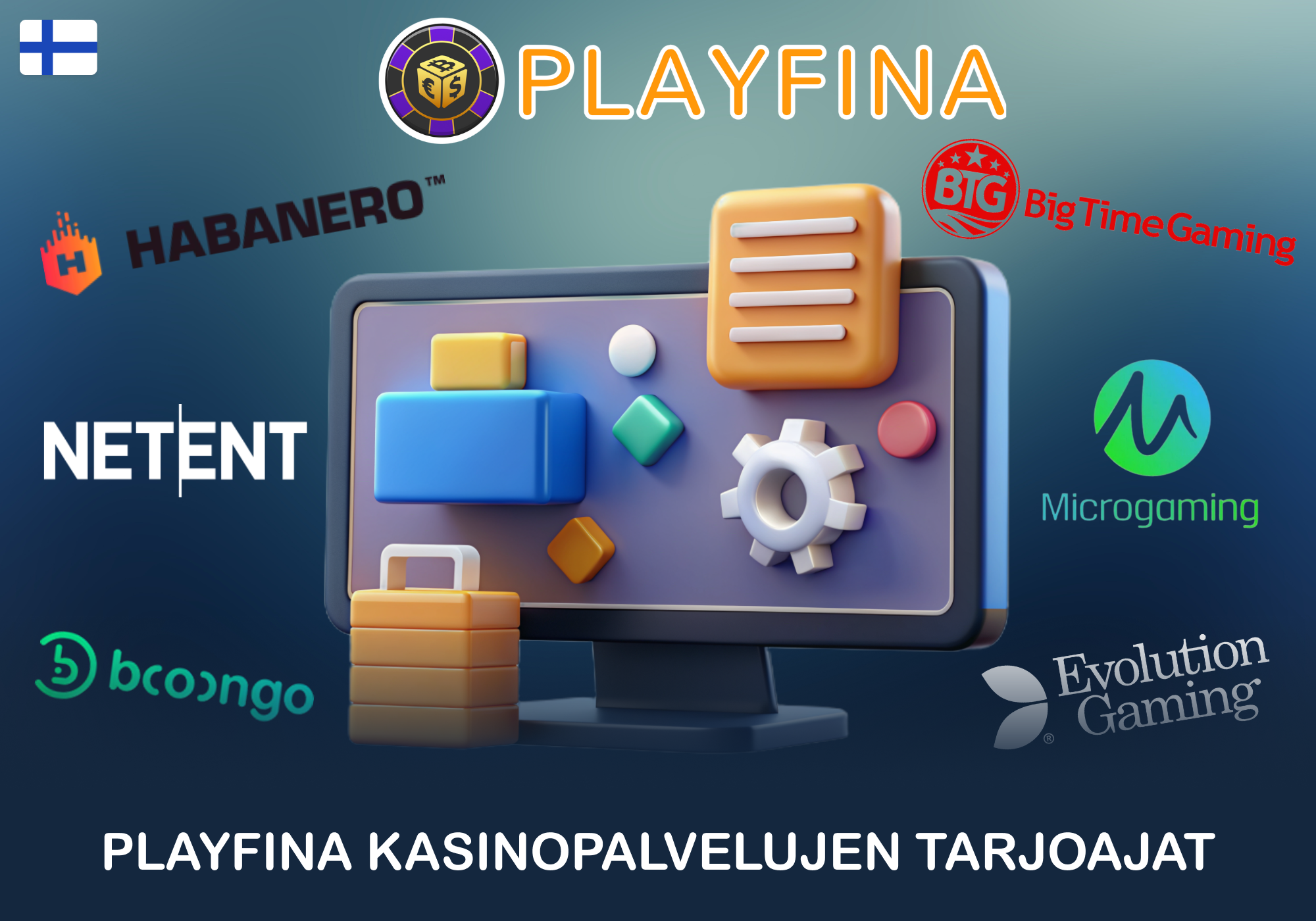 Tunnetut pelitoimittajat Playfina kasinolla