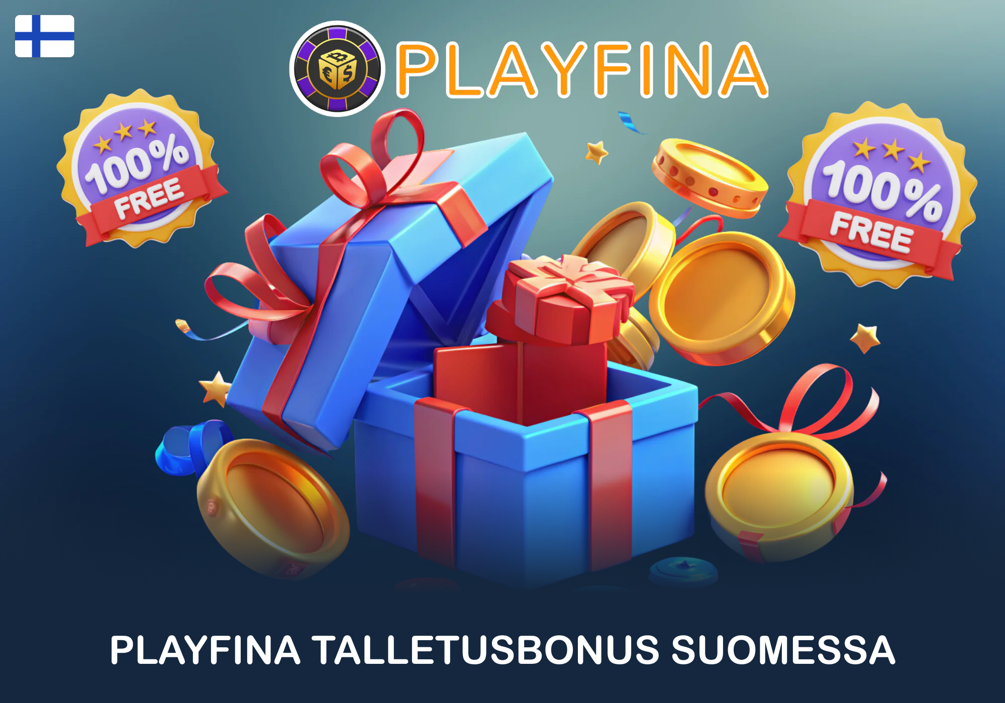 Bonusta ilman talletusta Playfinassa suomalaisille