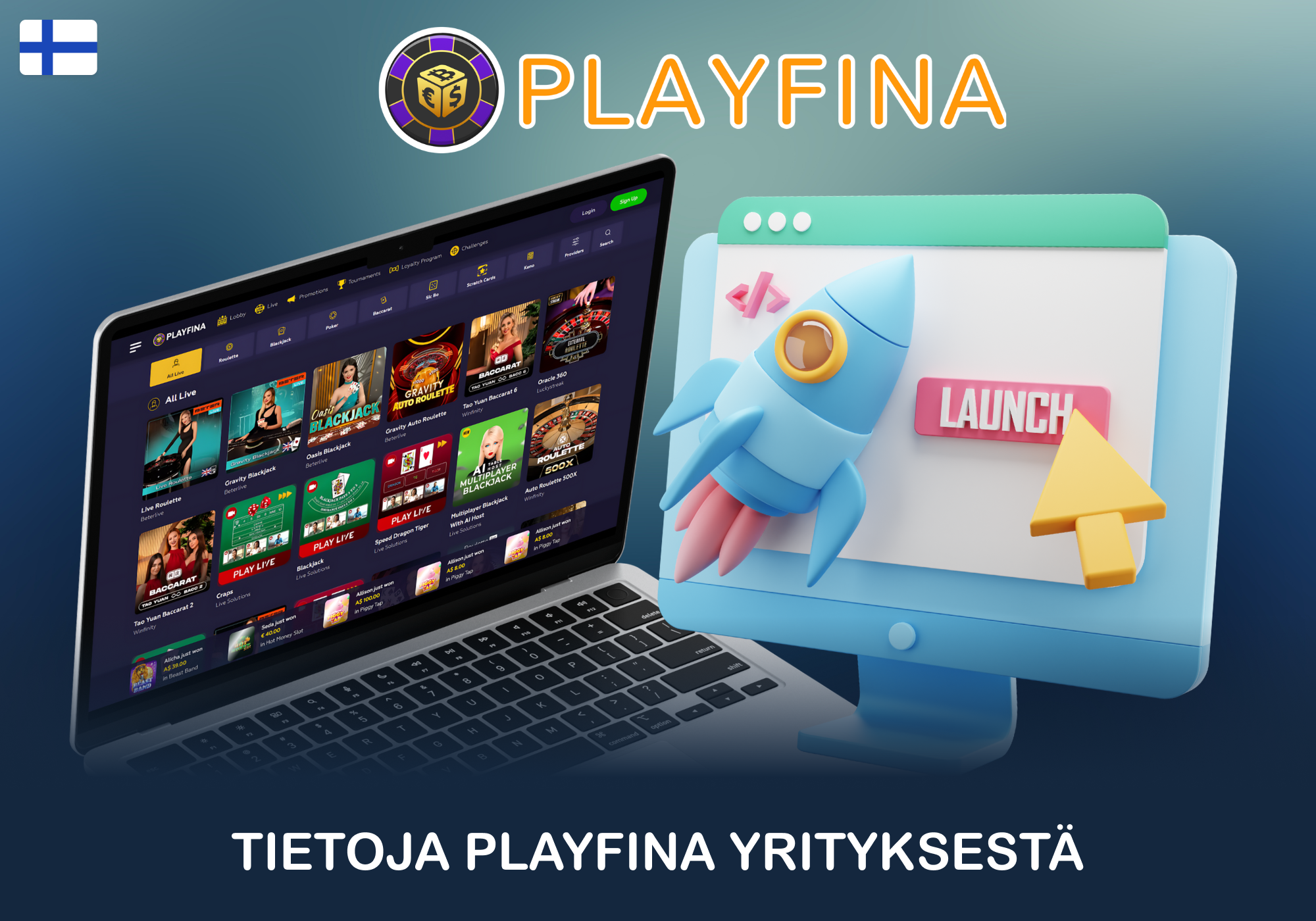 Perustietoja Playfina Casinosta