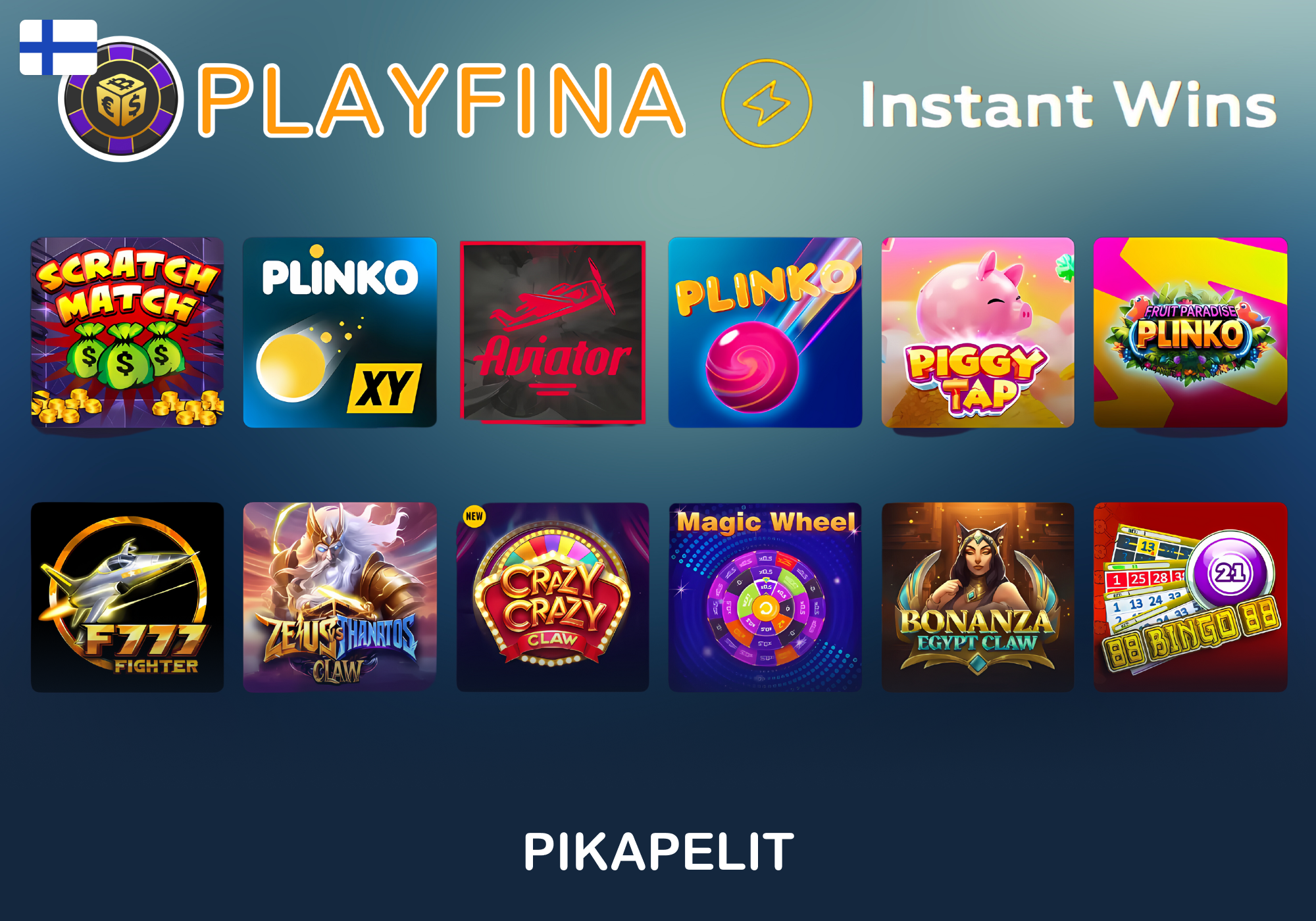 Pikapelit ja crash-pelit Playfina kasinolla